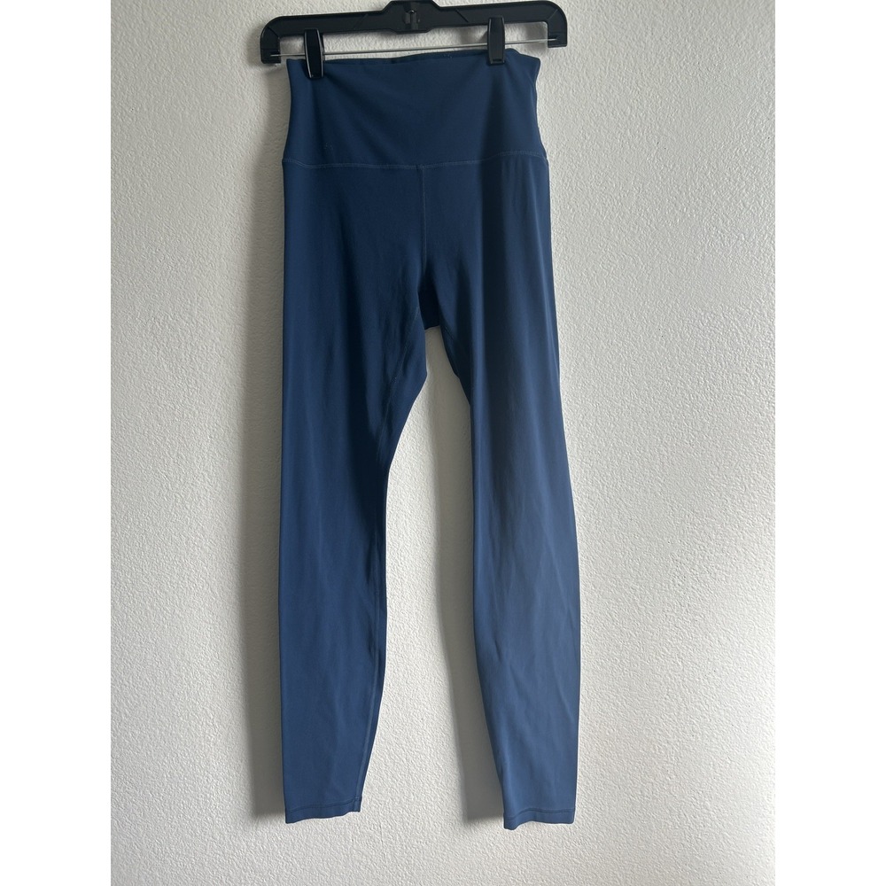 CRZ Yoga Leggings Womens Medium Blue High Rise Stretch Athletic Gym Pants - Picture 4 of 5